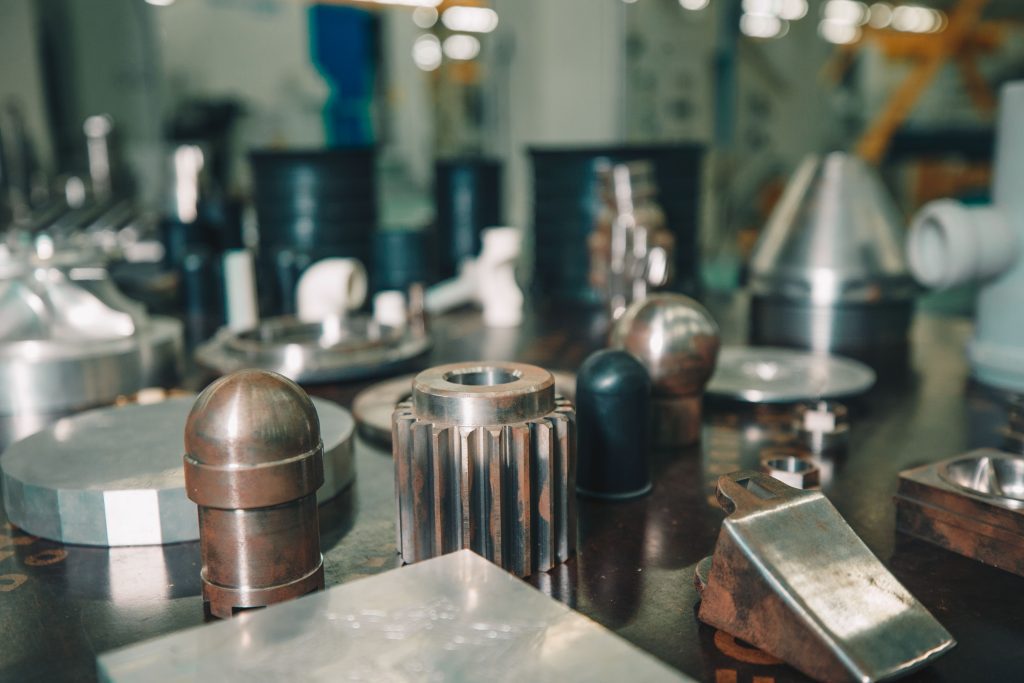 factory machines made by various process materials